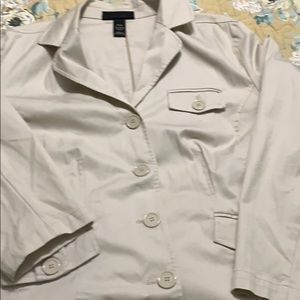 Lane Bryant Khaki Jacket Sz 24W